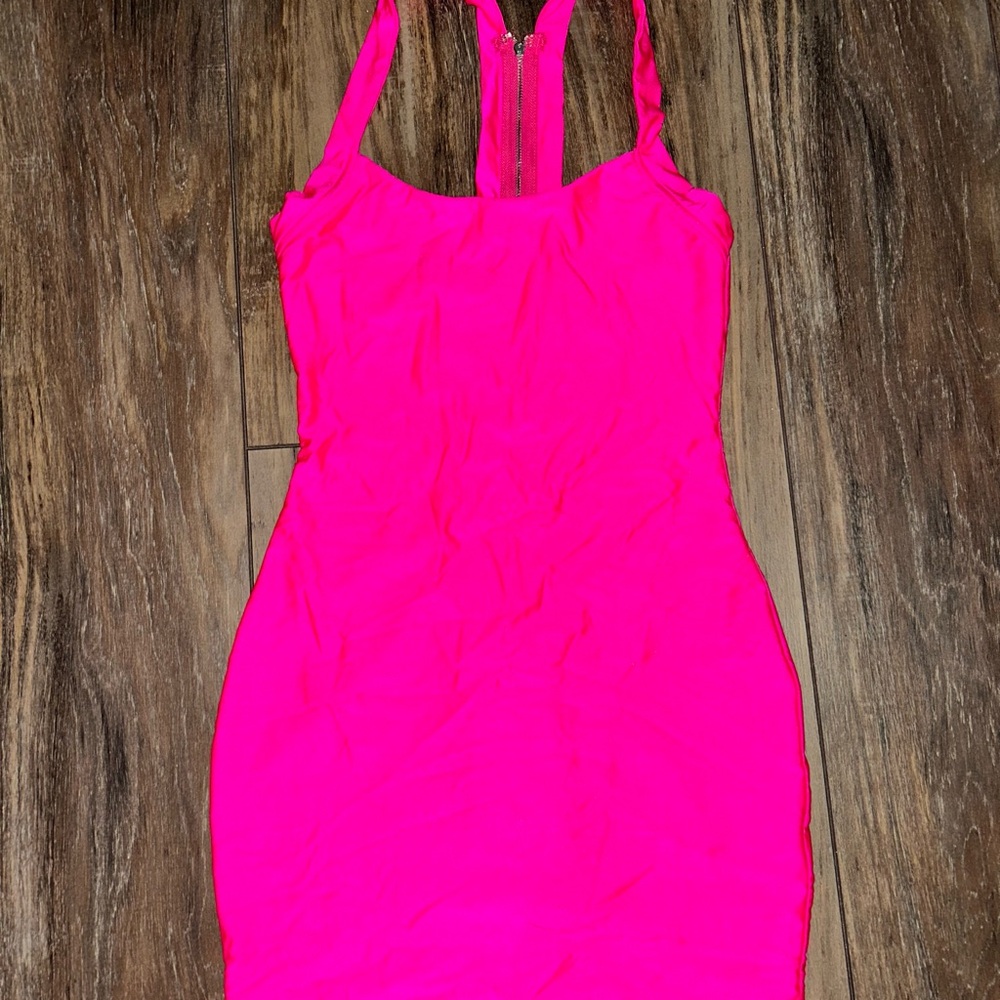 Superdown Hot Pink Bodycon Dress